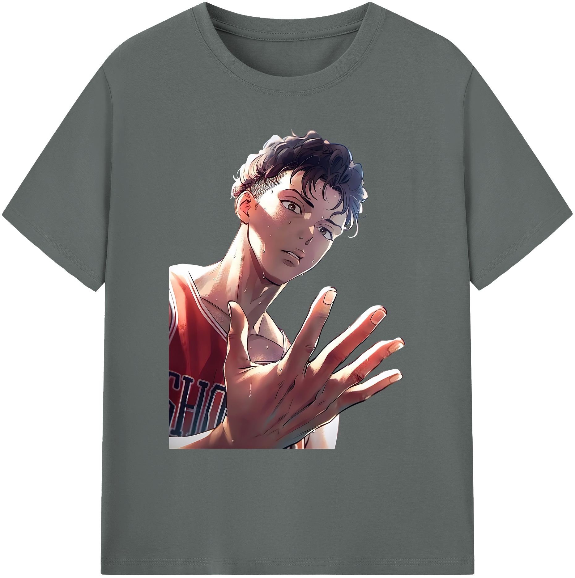 （画像用） SLAM DUNK／スラムダンク 綿100％ メンズ半袖Tシャツ｜肌触りやわらか＆通気性